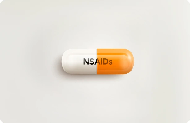 NSAIDs 라고 적힌 소염진통제 캡슐