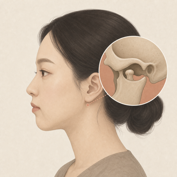 하악과두 저형성 의료 일러스트
