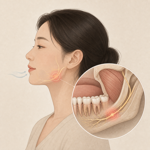 하치조신경 의료 일러스트
