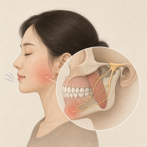 하악신경 의료 일러스트