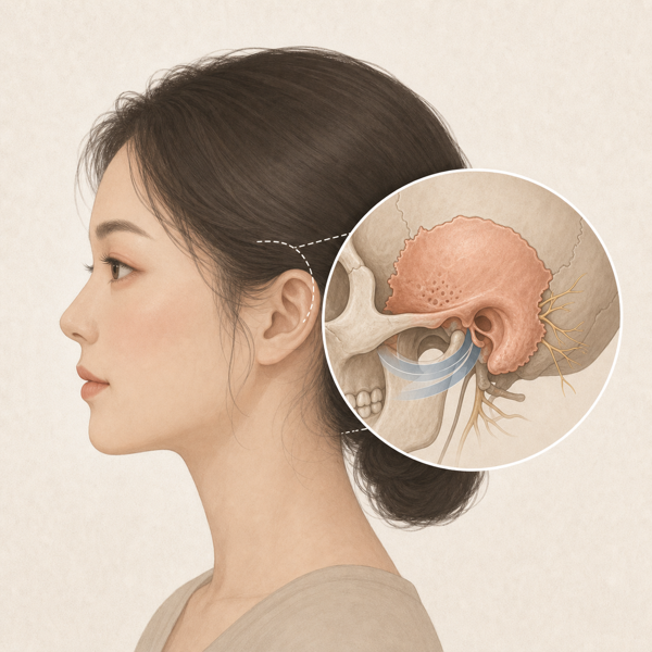측두골 의료 일러스트