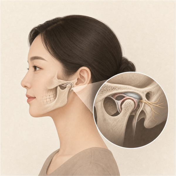 턱관절 CBCT 의료 일러스트