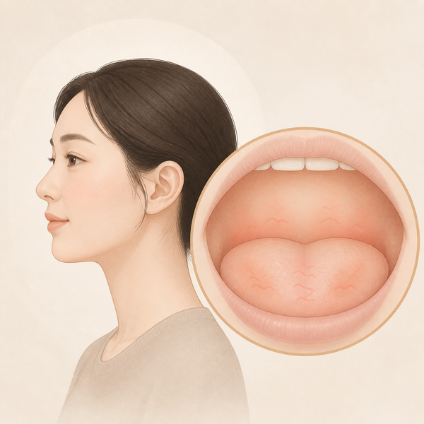 구강작열감증후군 의료 일러스트