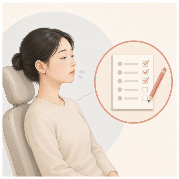 엡워스 졸림척도 의료 일러스트
