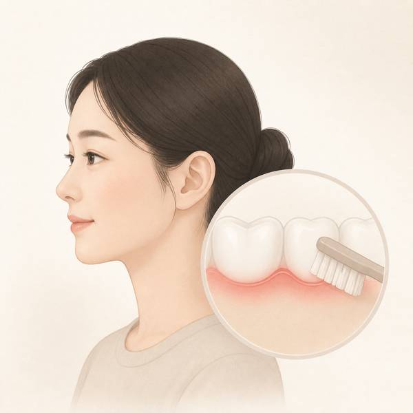 치은 출혈 의료 일러스트