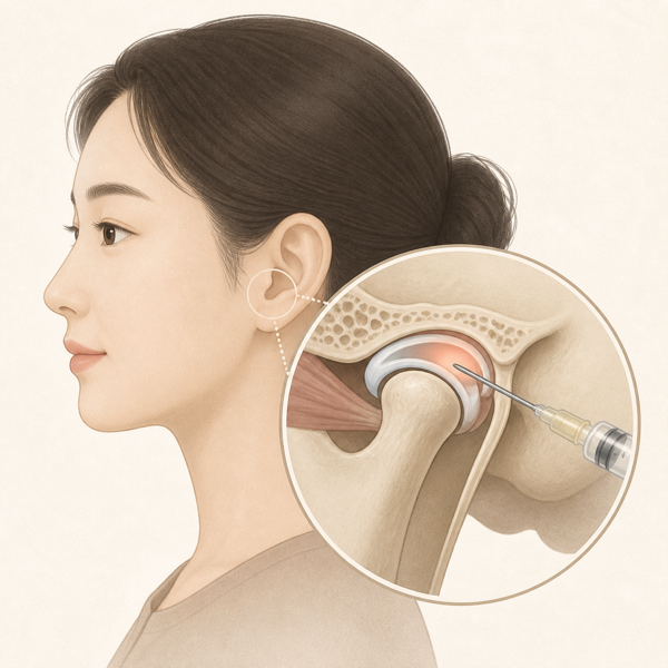 관절강 내 주사 의료 일러스트