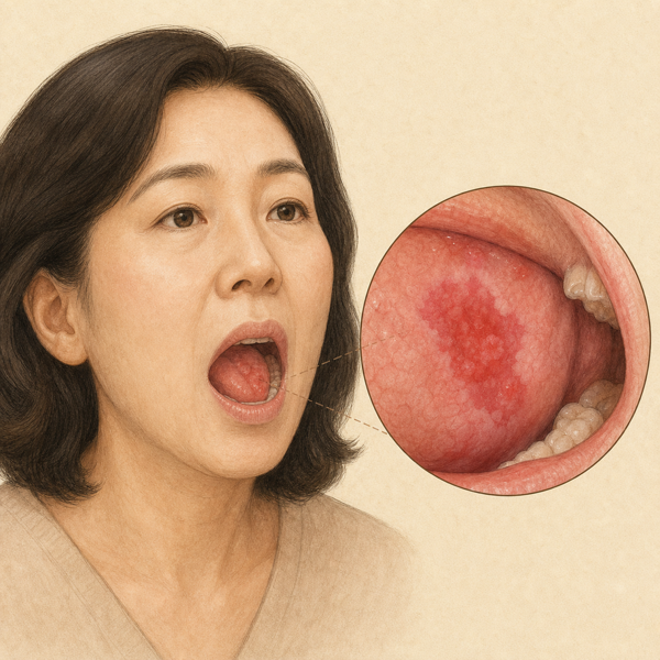 홍색판증 의료 일러스트
