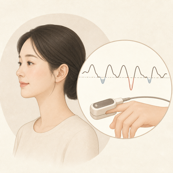 산소불포화지수 의료 일러스트
