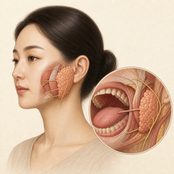 이하선 의료 일러스트