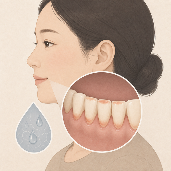 방사선 우식 의료 일러스트