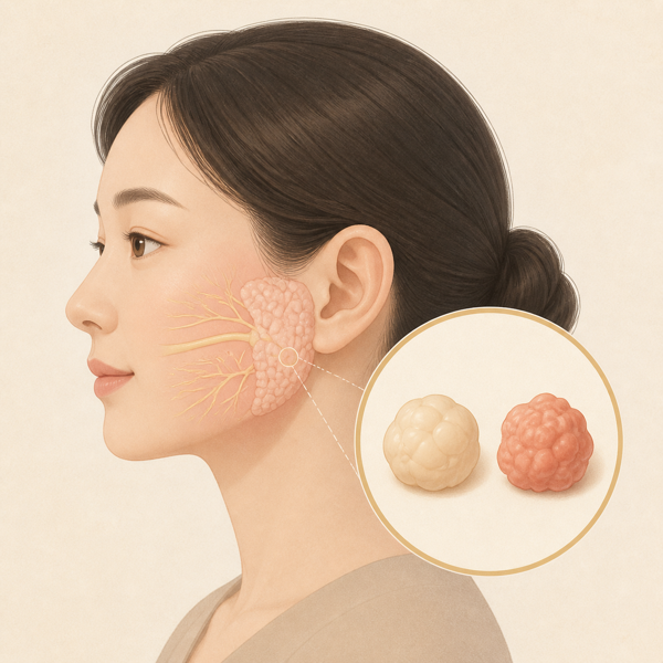침샘 종양 의료 일러스트
