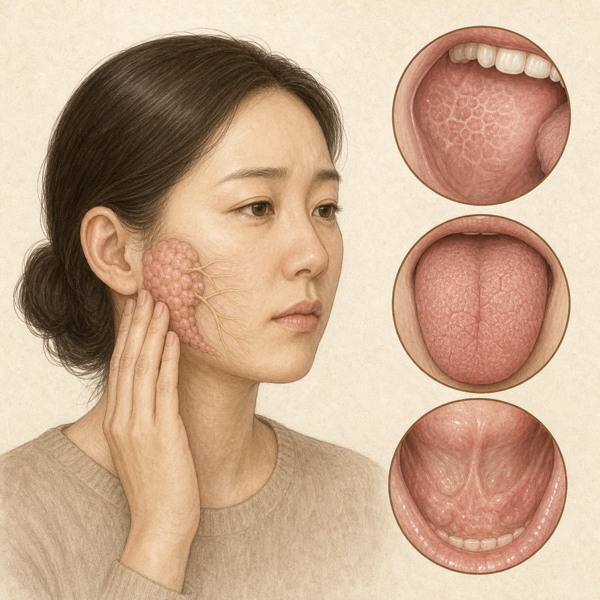 쇼그렌증후군 의료 일러스트