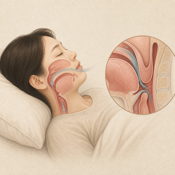 수면 관련 저환기 의료 일러스트