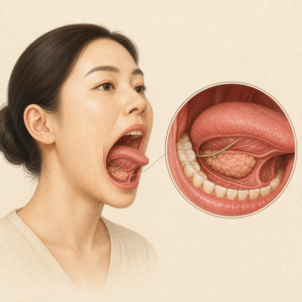 설하선 의료 일러스트